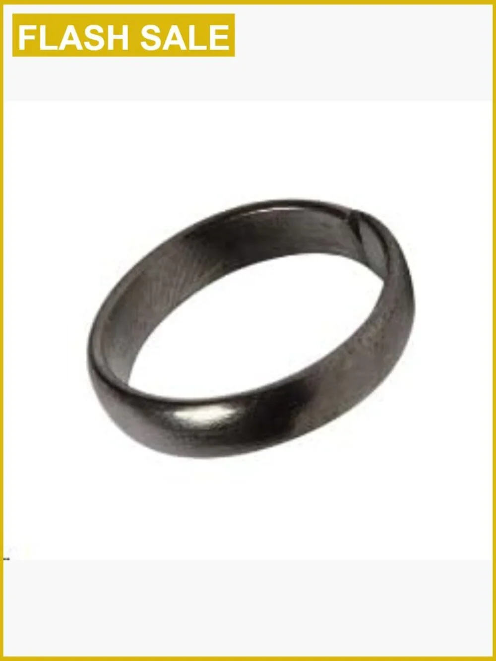 Saturn Iron Ring Set of 2 - Adjustable Band Ring